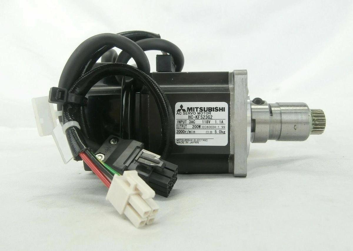 Used Mitsubishi HC-KFS23G2 AC Servo Motor HC-KFS Series Working Surplus