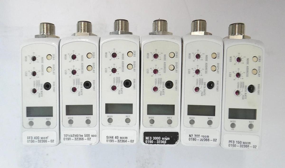 Used Brooks Instrument GF125C Mass Flow Controller MFC Reseller Lot of 16 Working