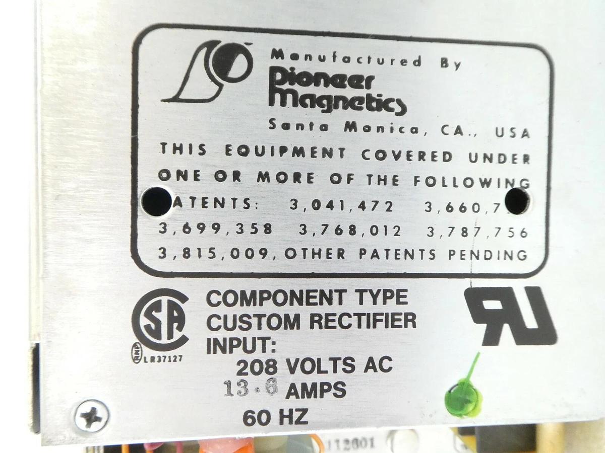 Used Pioneer Magnetics PM 2501A-2 Power Supply KLA-Tencor 750-023352-00 eS31 Working