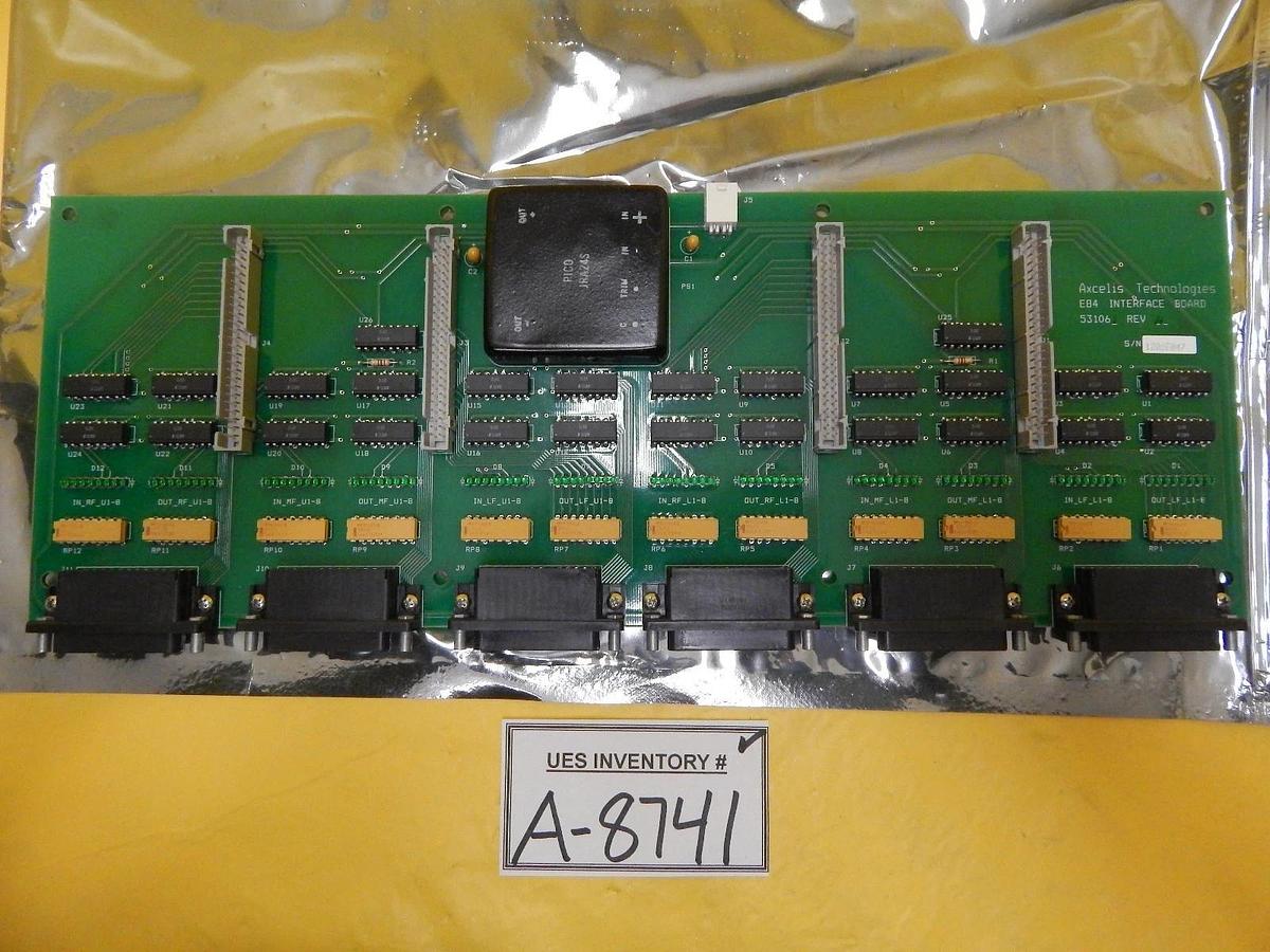 Used Axcelis Technologies 531061 E84 Interface Board Backplane PCB 531051 Used