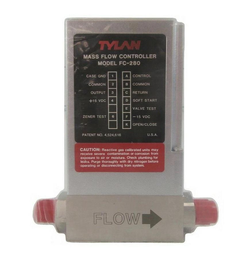 Used Tylan FC-280KZ Mass Flow Controller MFC 100 SCCM SiH4 OEM Refurbished