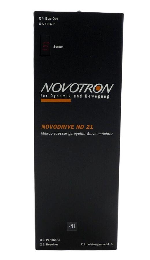 Used Novotron ND21-5610KS-011-00 Digital Servo Drive NOVODRIVE ND 21 Working Surplus