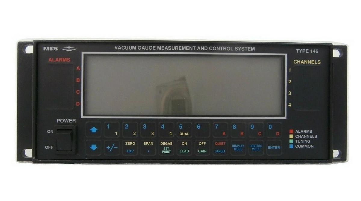 Used MKS Instruments 146B-13510 Vacuum Gauge Measurement Controller Tested Working