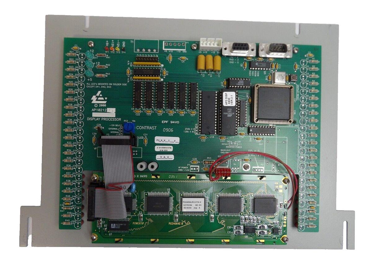 Used Air Products AP10212 Display Processor PCB Board Assembly Working Surplus