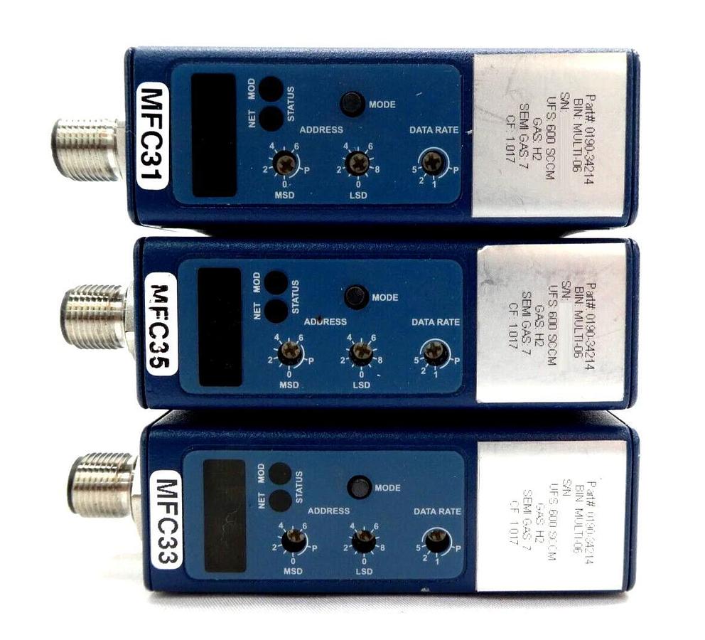 Used Aera PI-98 Series Mass Flow Controller MFC H2 Reseller Lot of 11 Working Surplus