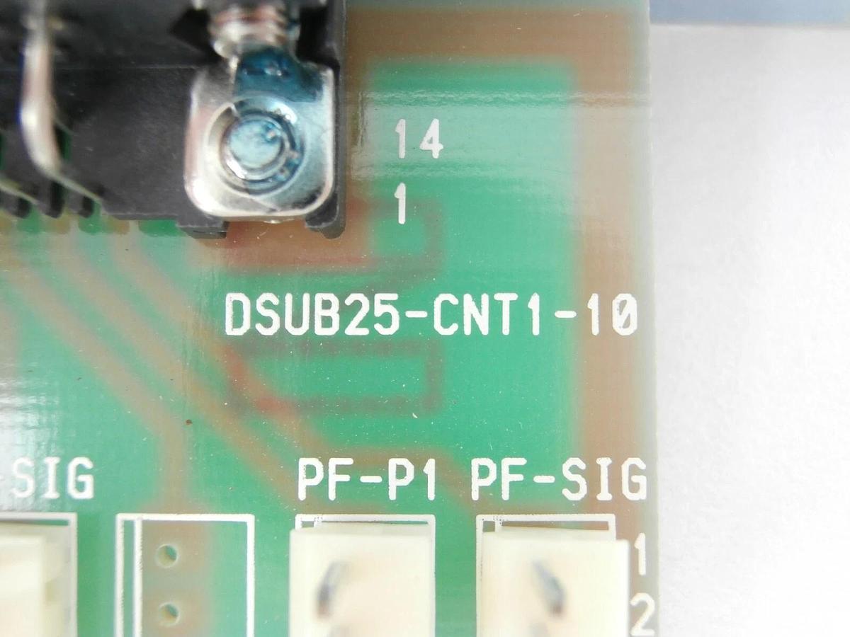 Used Pearl Kogyo DSUB25-CNT1-10 RF Monitor Connector Board PCB Working Surplus