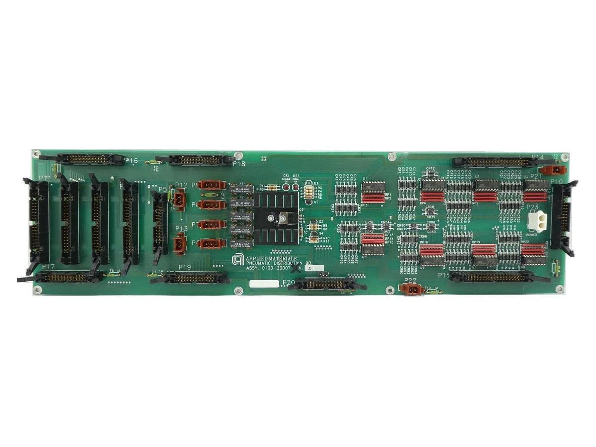 Used AMAT Applied Materials 0100-20007 Pneumatic Distribution Board PCB Working