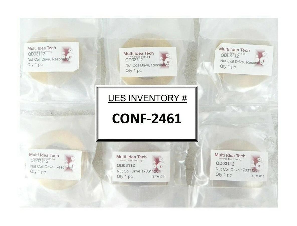 Multi Idea Tech QD03112 HE/VHE Resonator Drive Coil Nut Reseller Lot of 6 New