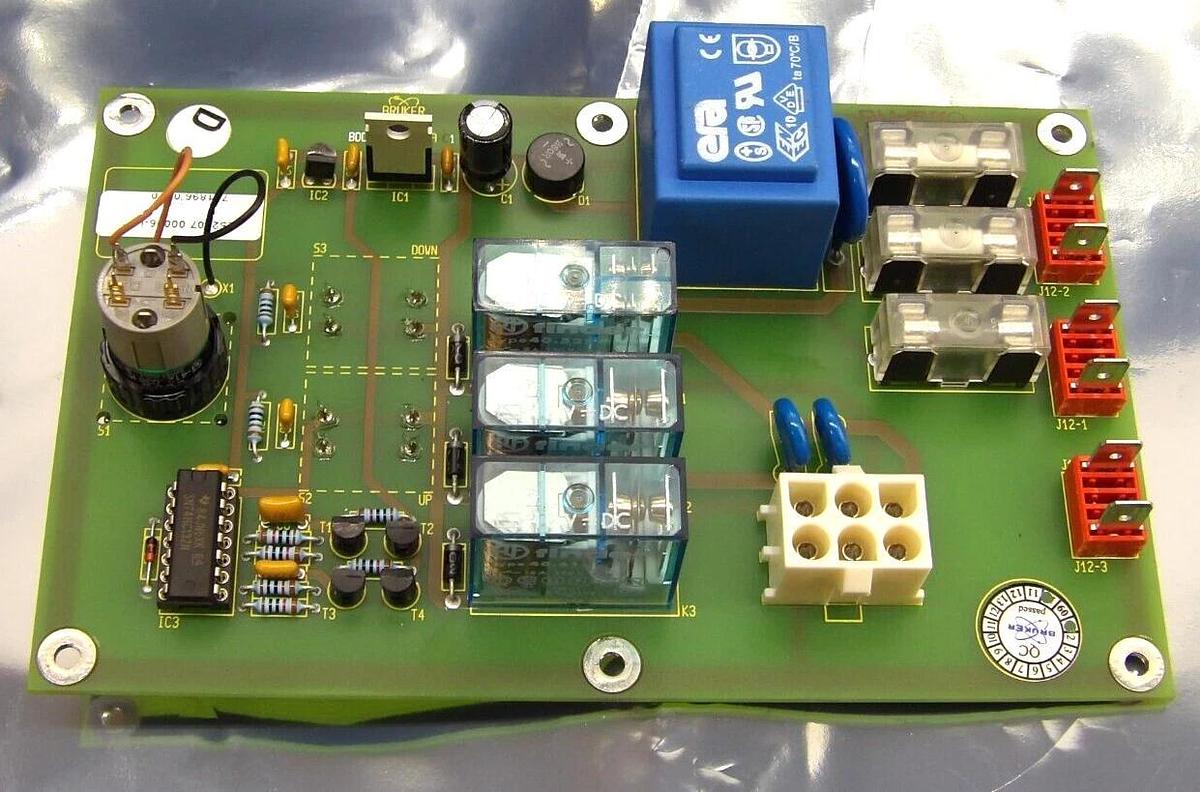 Used Bruker 252307.00096 Operation Key Switch Relay PCB UTTAC-1A UltrafleXtreme Spare