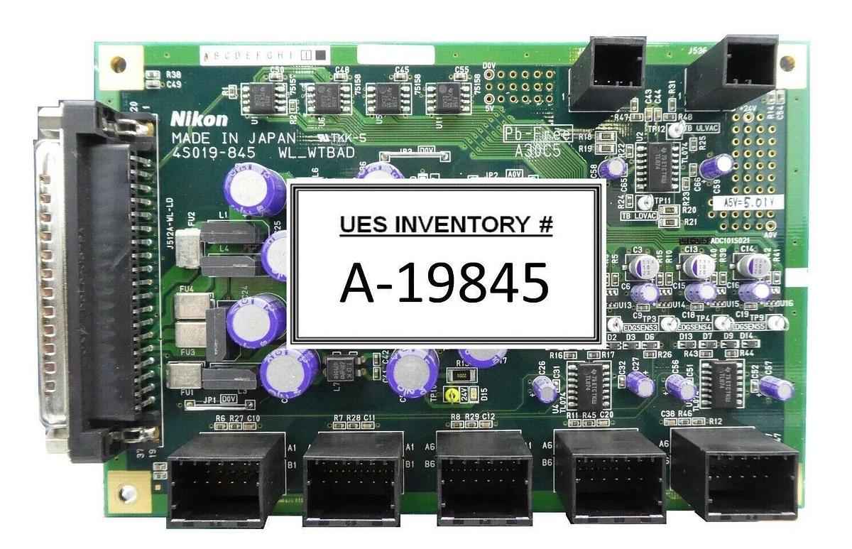 Used Nikon 4S019-845 Interface PCB WL_WTBAD NSR Series System Working Surplus