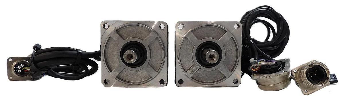 Used Sanyo Denki P50B07040HXS00M AC Servo Motor BL Super P5 Lot of 2 Working