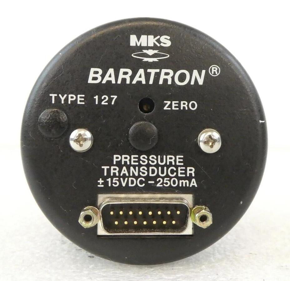 Used MKS Instruments 127AA-00001A Baratron Pressure Transducer Lot of 2 Working