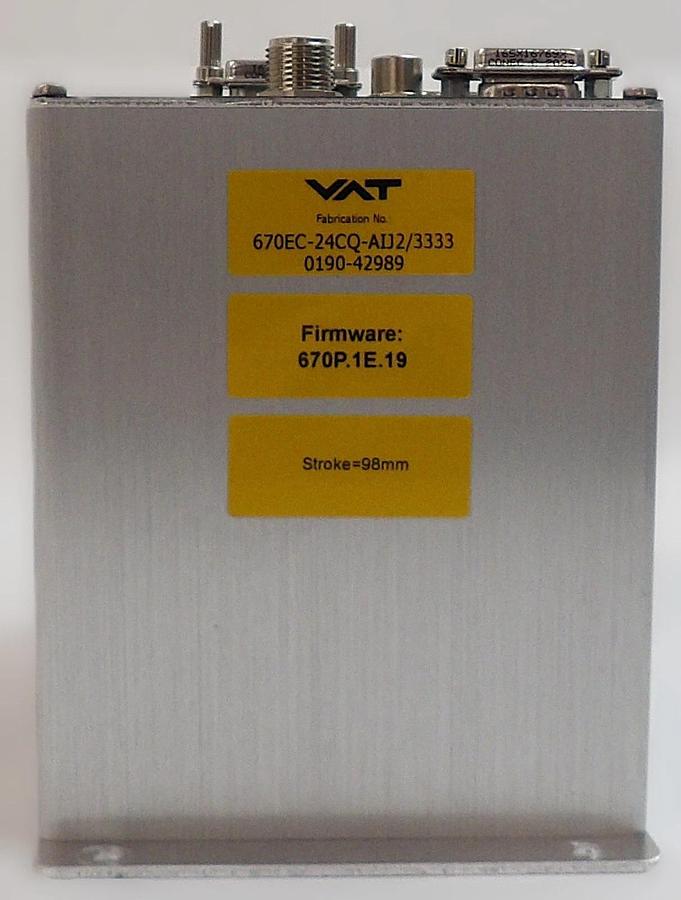 Used VAT 670EC-24CQ-AIJ2 External Controller Module 670P.1E.19 0190-42989 Surplus