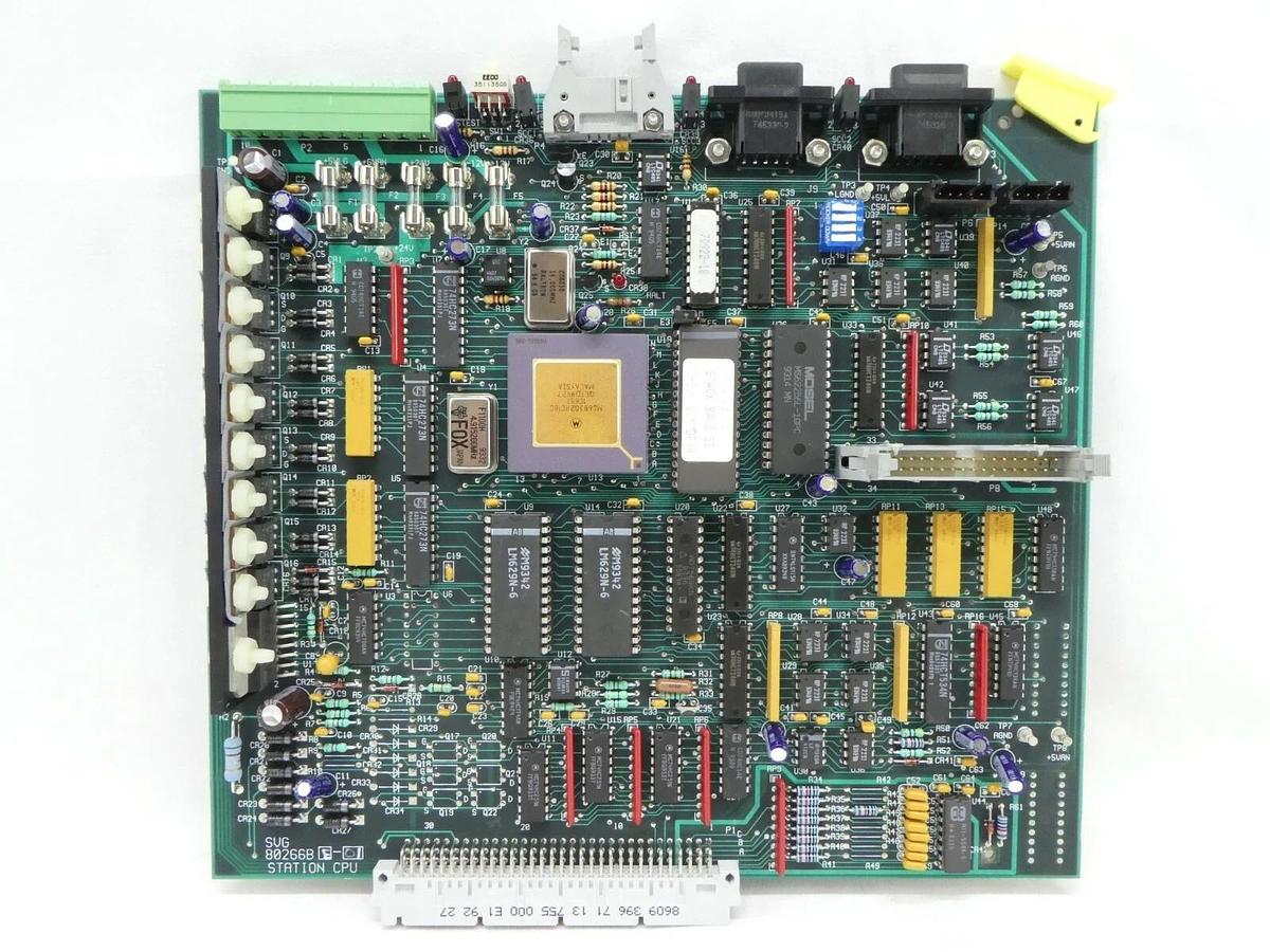 Used SVG Silicon Vally Group 80266BE-01 STACK BAKE Station CPU PCB Card 90S Working