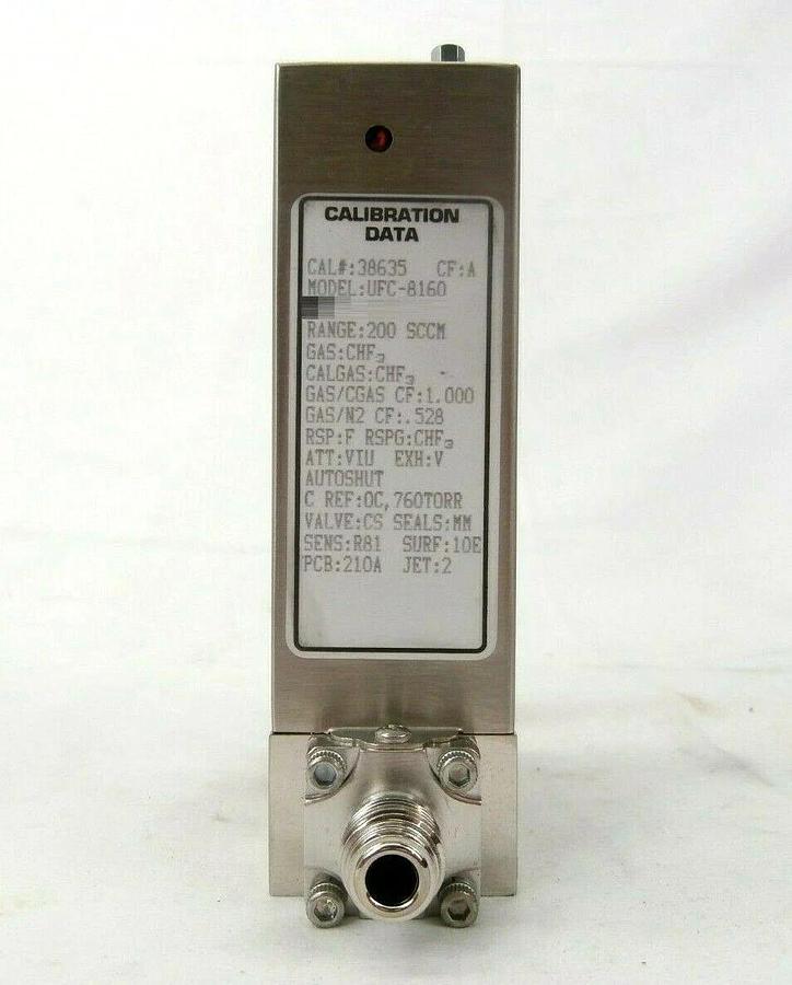 Used UNIT Instruments UFC-8160 Mass Flow Controller MFC 200 SCCM CHF3 Working Spare