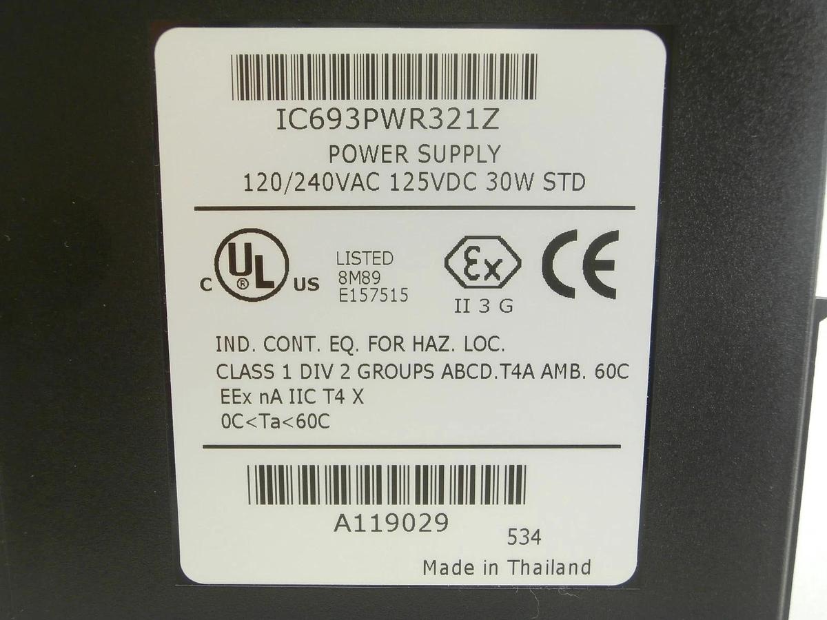 Used GE Fanuc Series 90-30 PLC 5-Slot Controller IC693PWR321Z Used Working