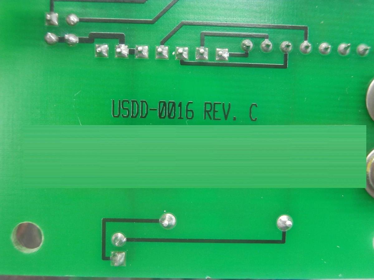 Used US Digital Designs USDD-0016 ZBOT1 Vacuum Board VAC PCB Z1V1-R Used Working