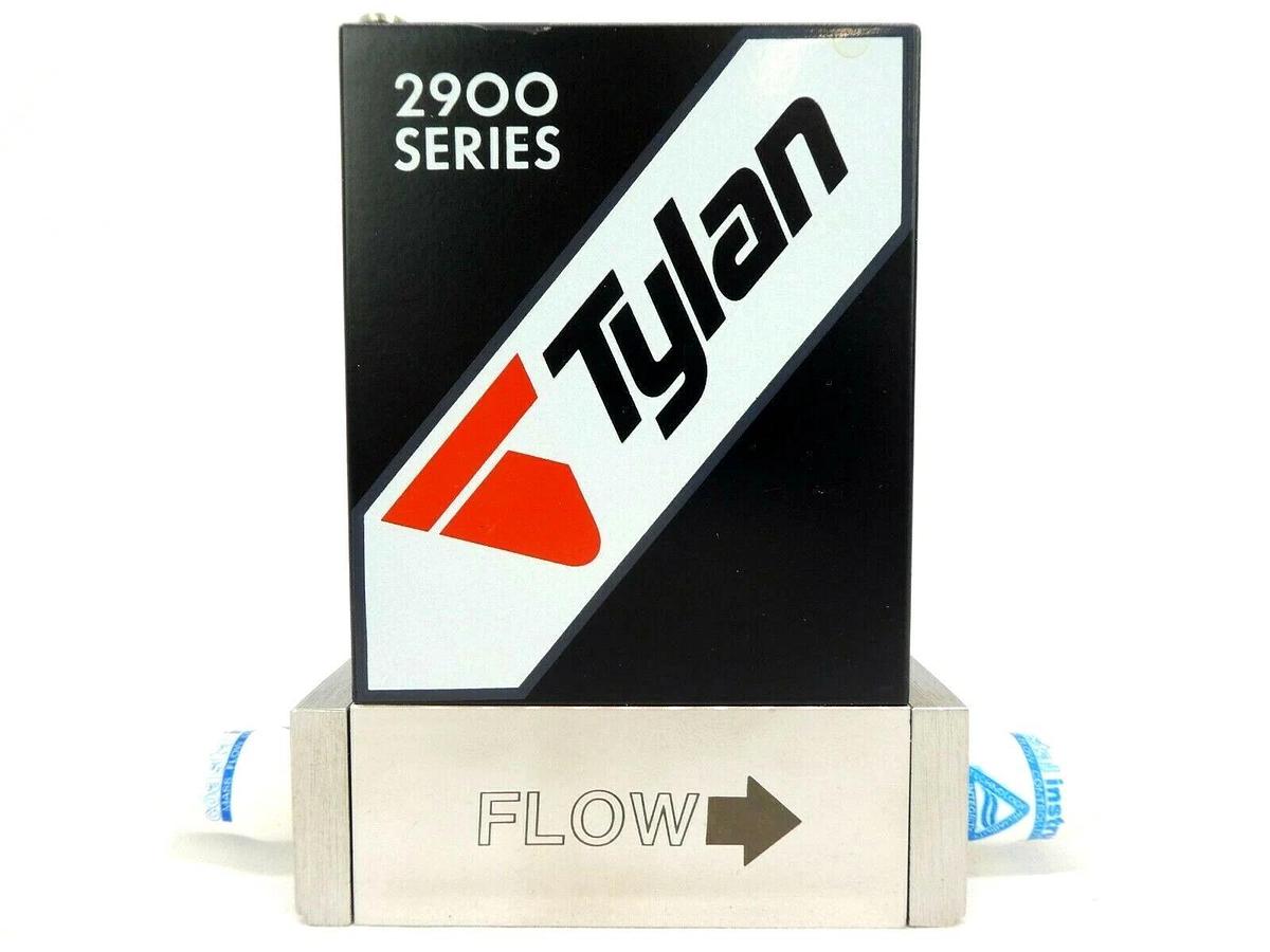 Used Tylan FC-2900M Mass Flow Controller MFC 1 SLM He 2900 Series Working Surplus