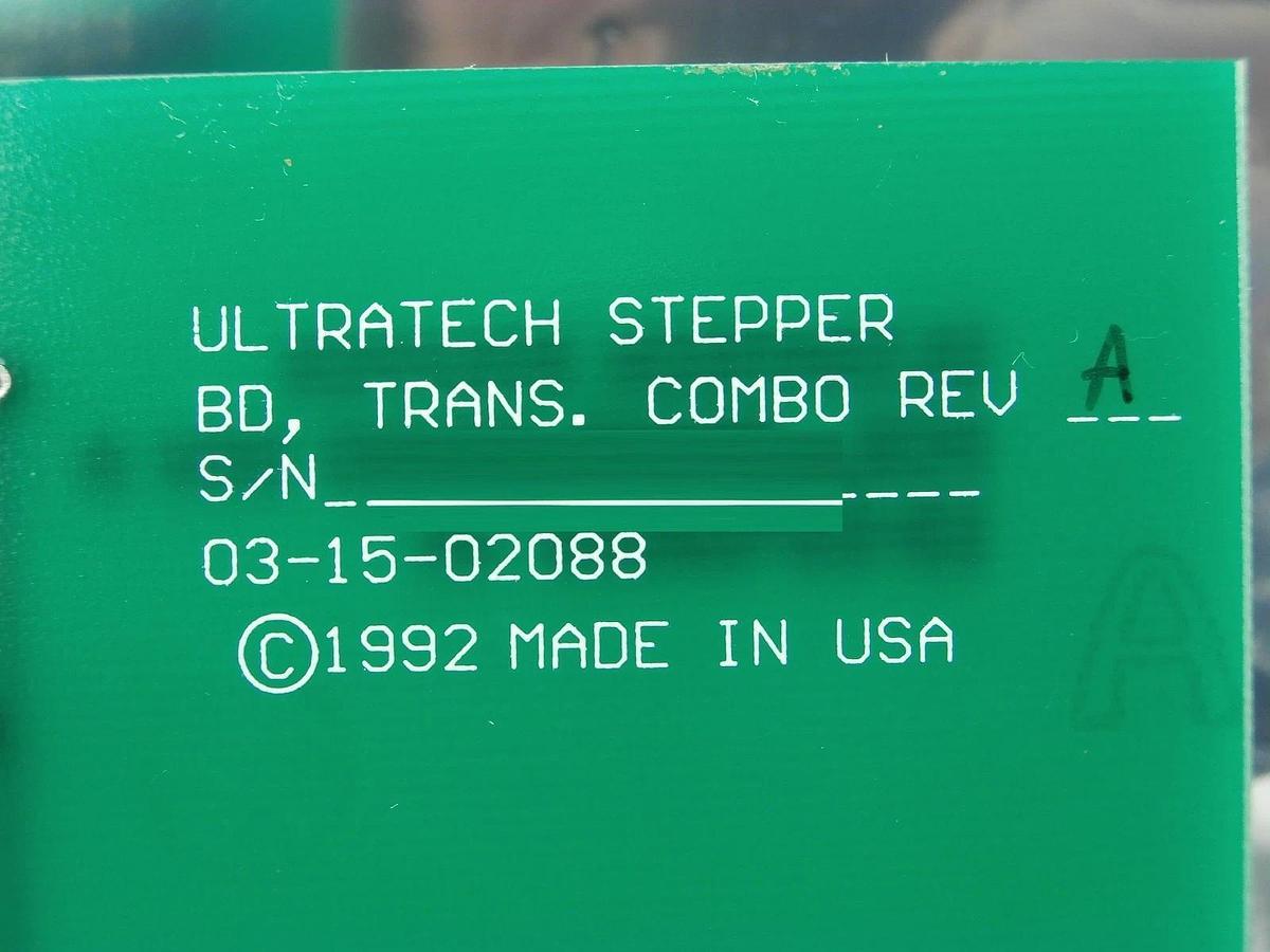 Used Ultratech Stepper 03-15-02088 Transition Combo Board PCB Card 4700 Used