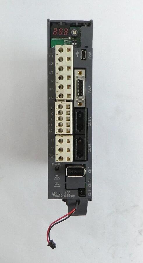 Used Mitsubishi MR-J3-10B MR-J3-40B Servo Drive MELSERVO Lot of 4 Working