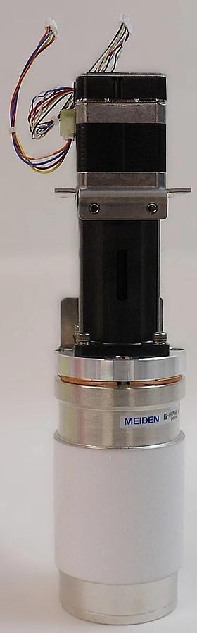 Used Meiden EC-155P65DW-505E Motorized Variable Type Vacuum Capacitor Working