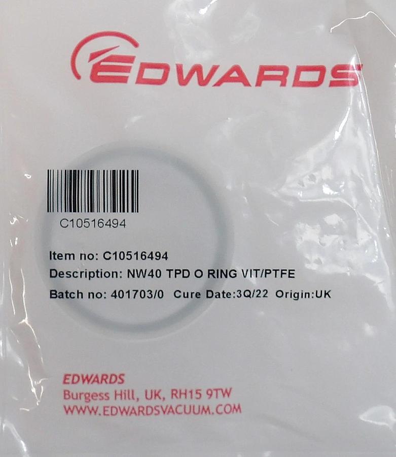 Edwards NRY6EZ000 iXH PTFE Check Valve M56104054 and Elbow C10506759 Kit New