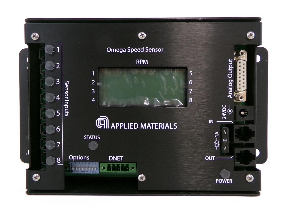 Used AMAT Applied Materials 0100-02676 Omega Speed Sensor Module Working