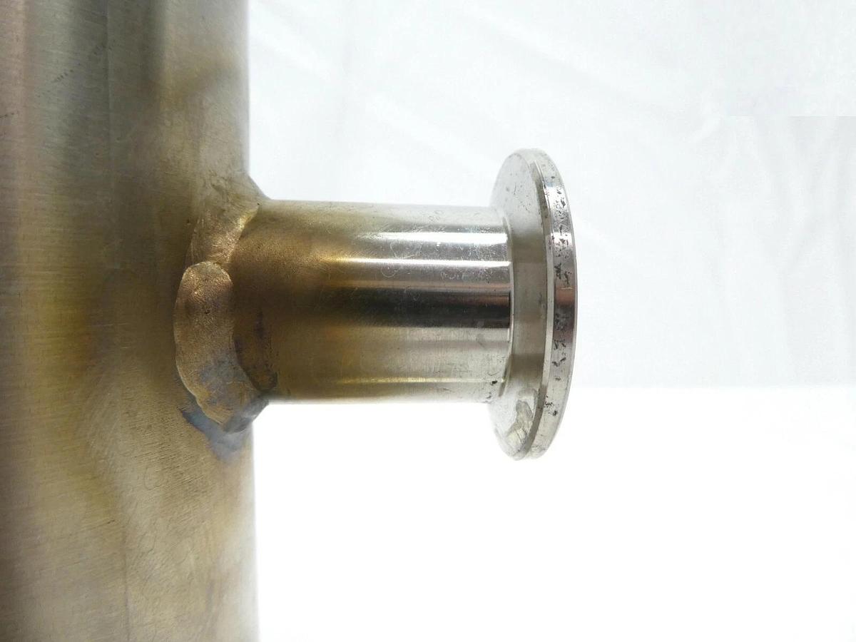 Used Edwards High Vacuum Adapter Tee ISO63 ISO-F to ISO100 ISO-K NW25 4VCR Used
