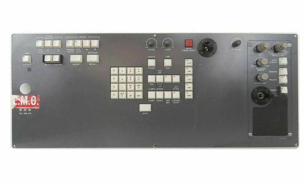 Used Nikon OPTISTATION 3 Keyboard Console 200mm 2S700-385 2S700-386 2S070-043 Working