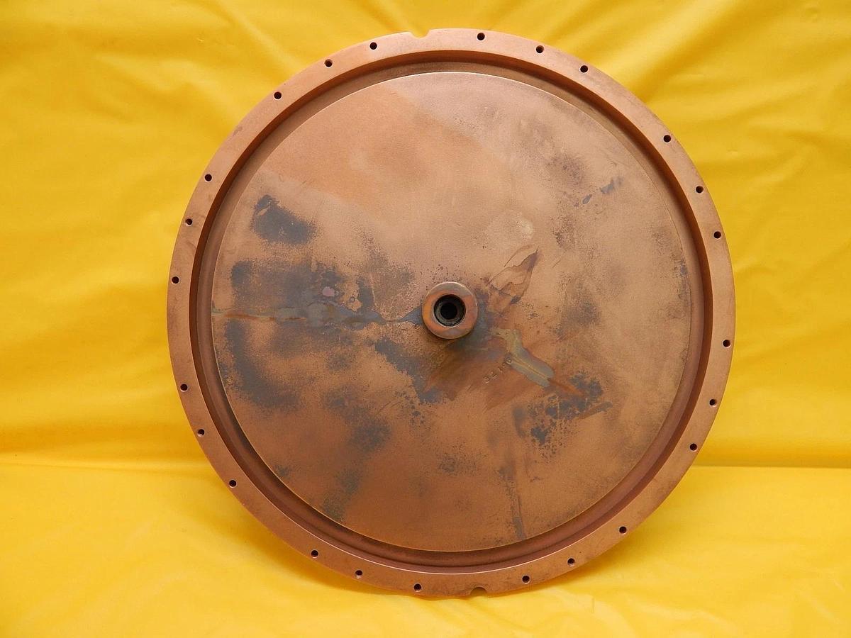 Used Materion Microelectronics ZTH-7179 Ti Titanium Target for Nordiko Used Working