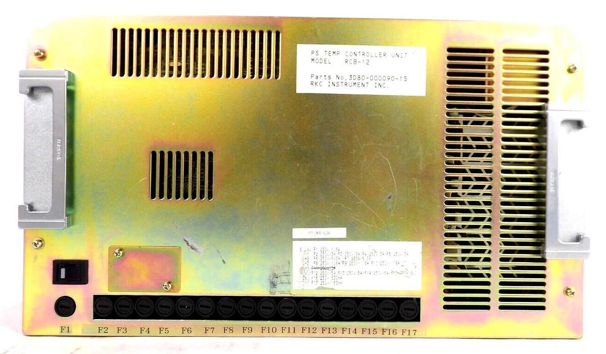 Used RKC Instrument RCB-12 PS TEMP Controller TEL Tokyo Electron 3D80-000090-15 Spare