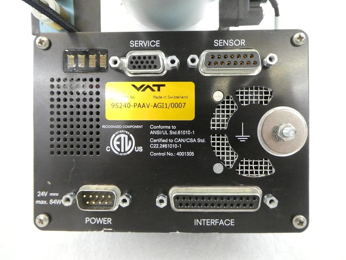 Used VAT 95240-PAAV-AGI1 Butterfly Valve Integrated Pressure Controller 505131 Spare