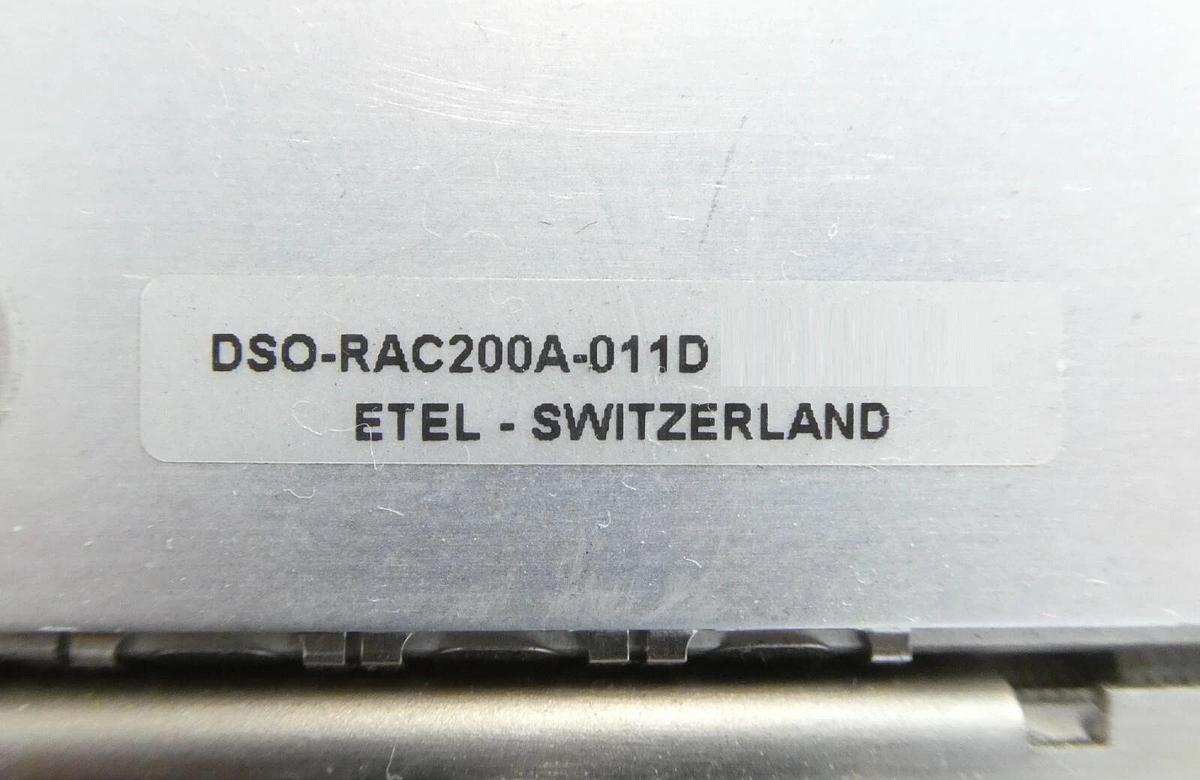 Used ETEL DSO-RAC200A-011D DSC Dual Position Controller Rack DSCDP132-111E-000A Spare