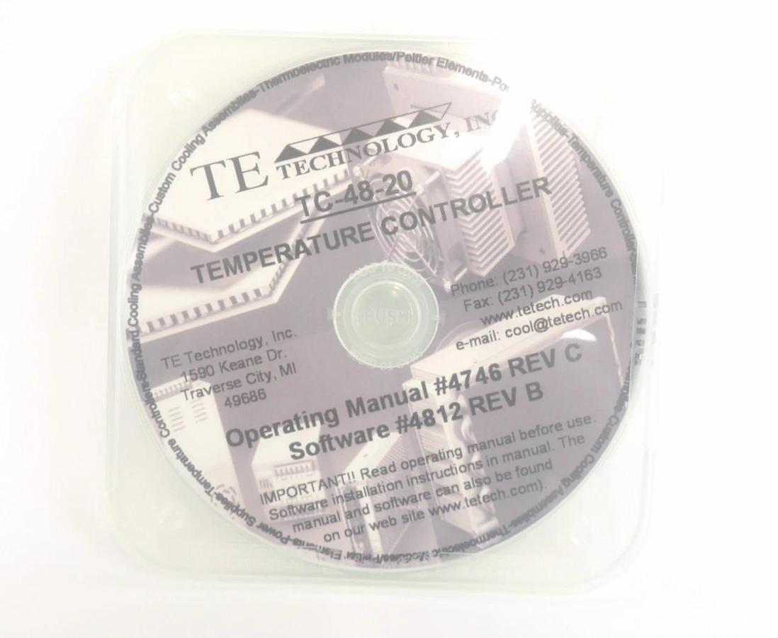 TE Technology TC-48-20 Thermoelectric Temperature Controller New Surplus