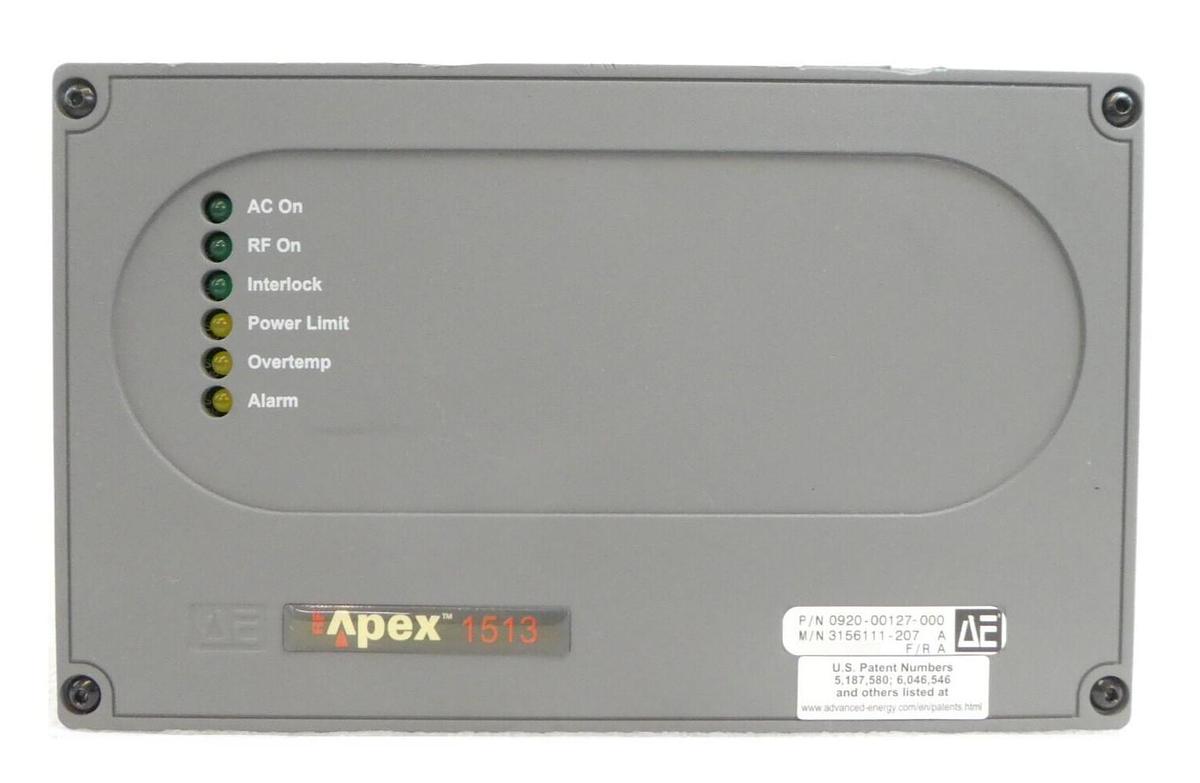 Used Apex 1513 AE Advanced Energy 3156111-207 1.5kW RF Generator AMAT Tested Working
