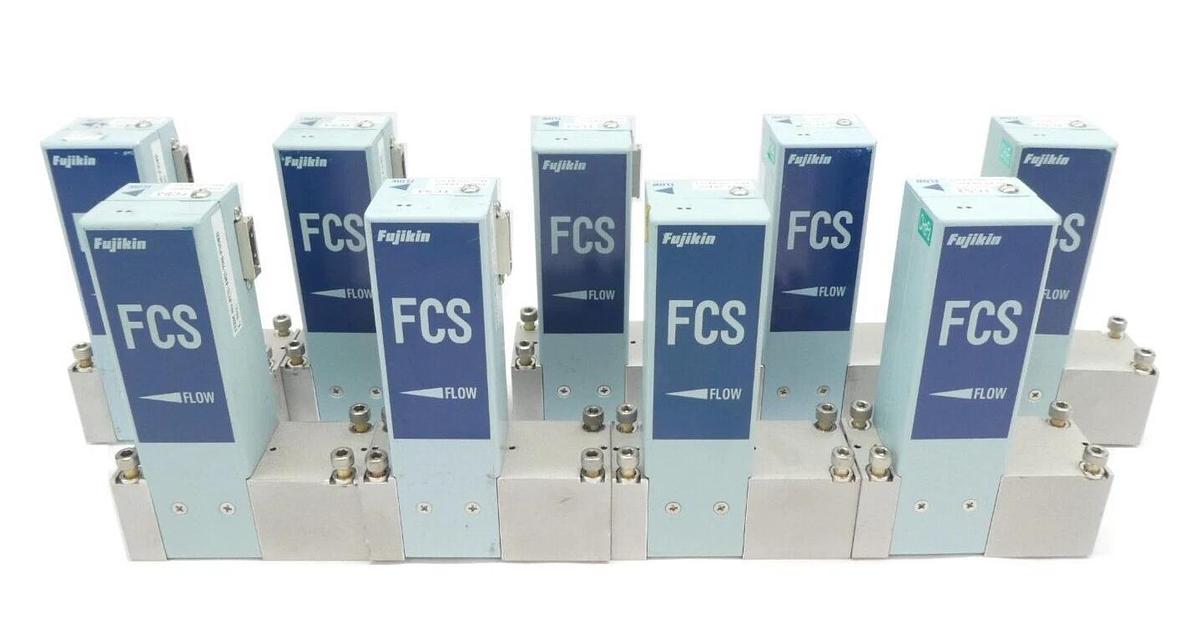 Used Fujikin FCS-4WS-798-F30#B Mass Flow Controller MFC Reseller Lot of 9 Working