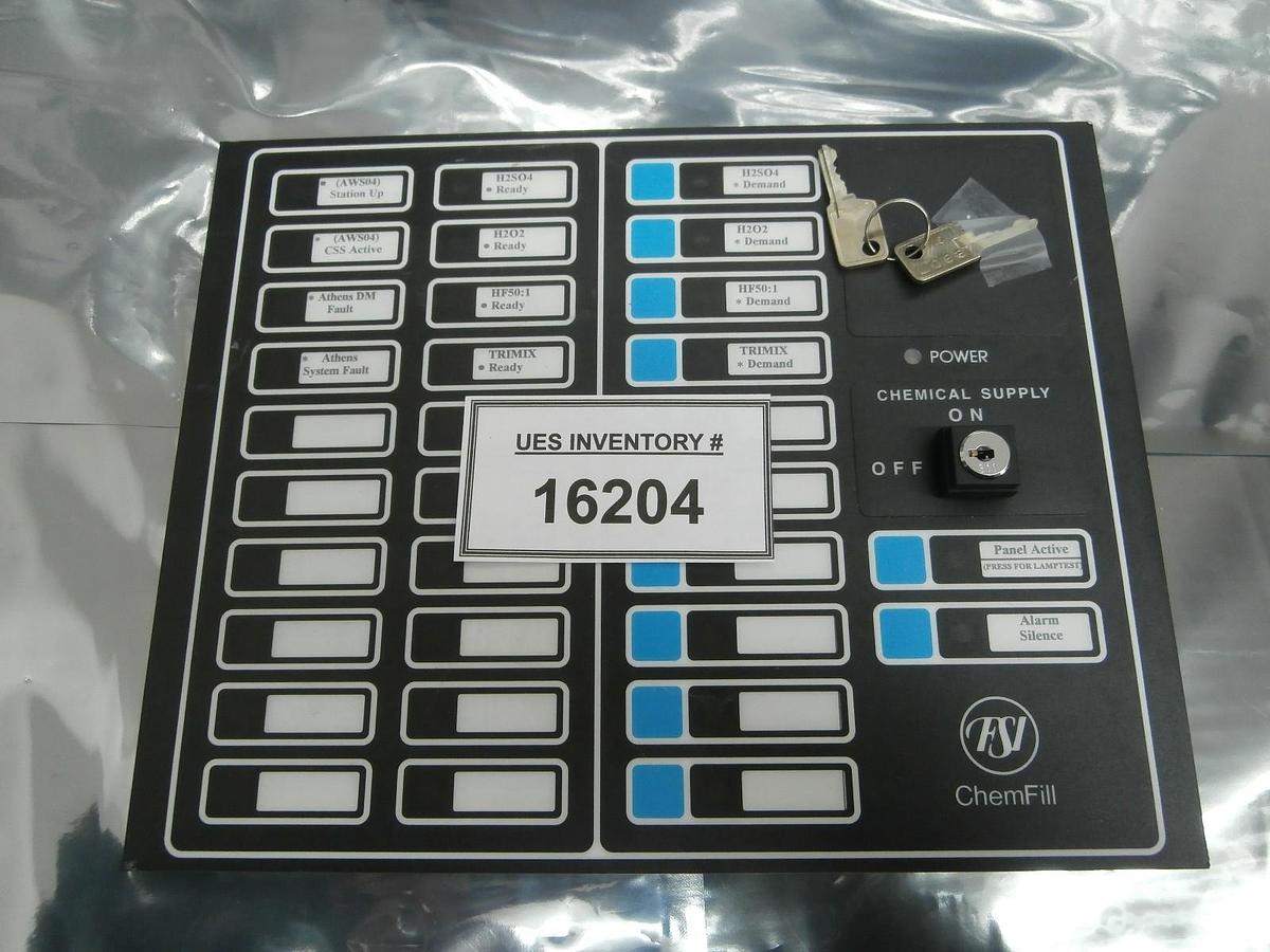 Used FSI International 404126-001 Chemfill Operator Interface Panel Used Working