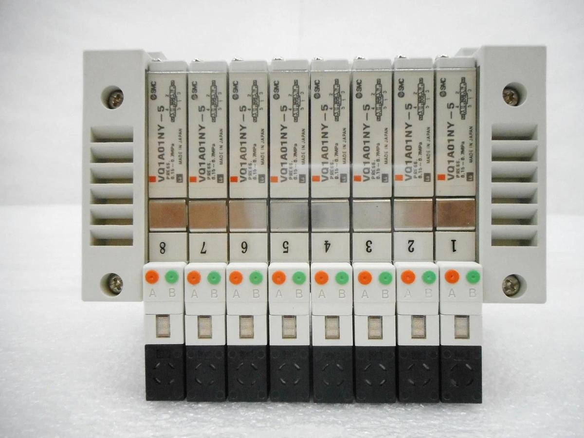 SMC VV5Q11-08-DAJ00906 8-Port Pneumatic Manifold ASM 50-125207A19 New