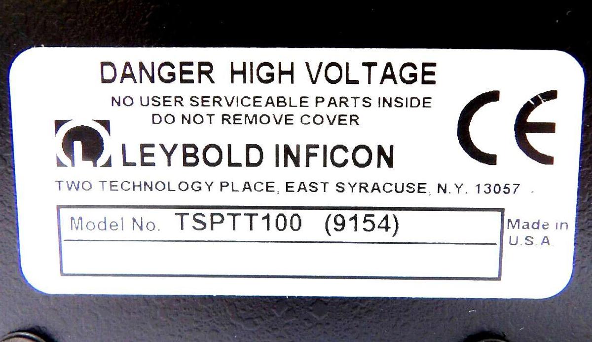 Used Inficon TSPTT100 Residual Gas Analyzer Transpector 2 Leybold Working Surplus