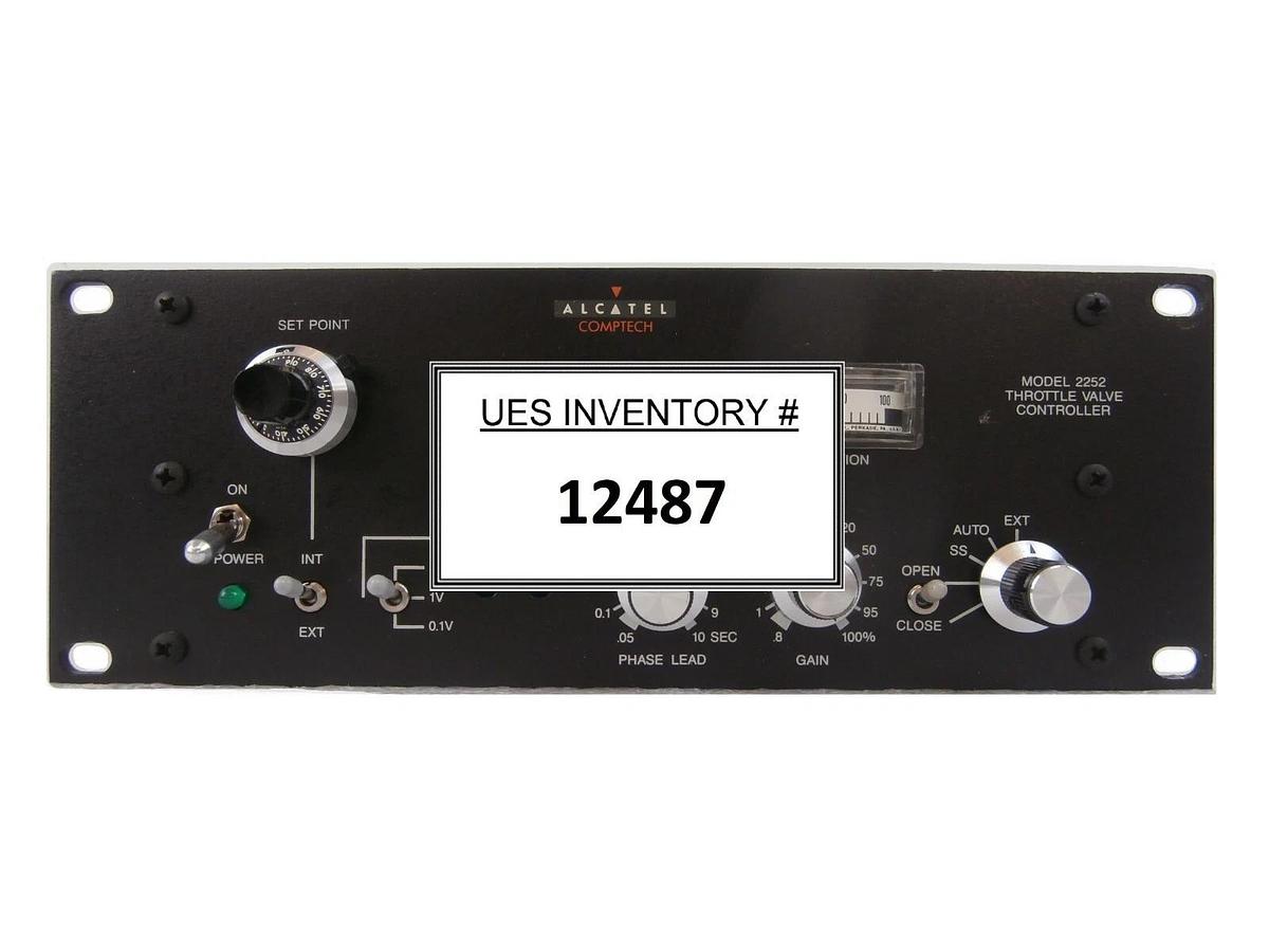 Used Alcatel 252C-1-VPO-S Throttle Valve Controller 2252 MKS Instruments Working