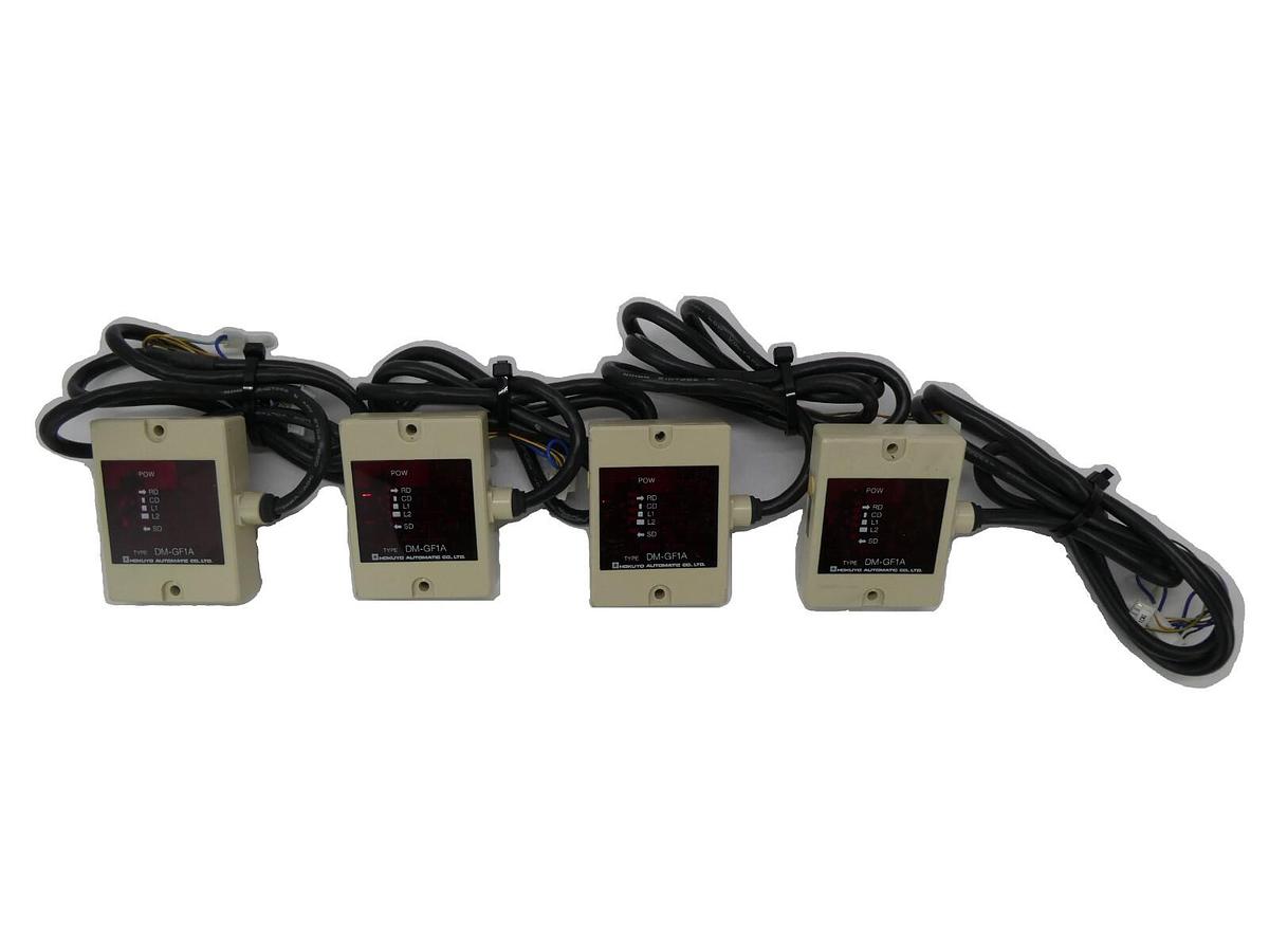 Used Hokuyo Automatic DM-GF1A Optical Transmission Device Reseller Lot of 4 Working