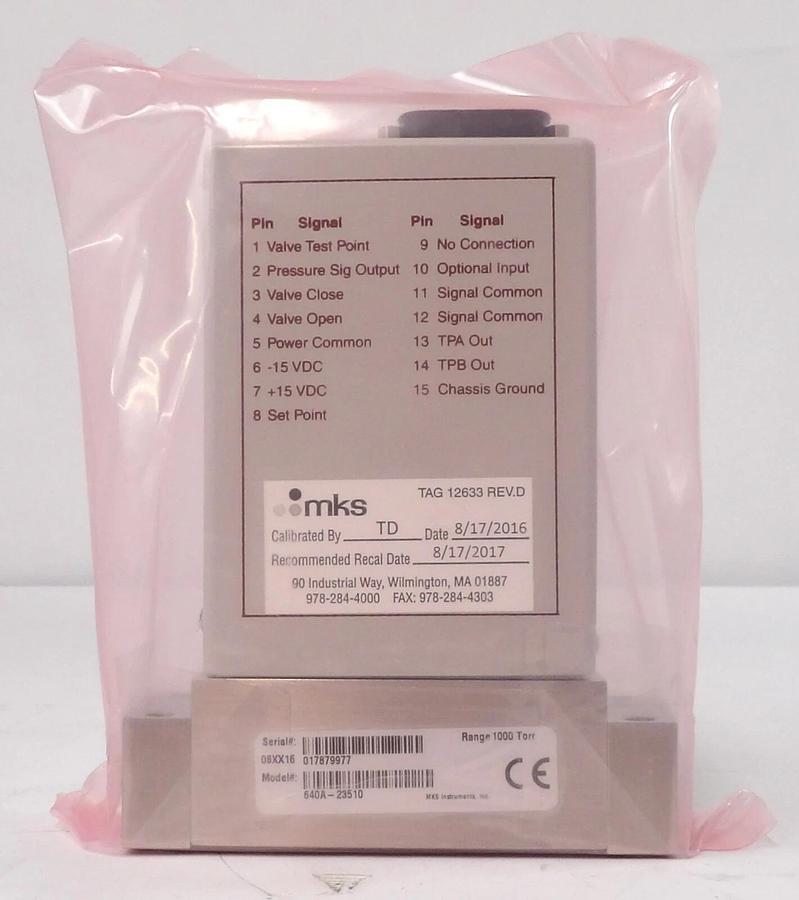 Refurbished MKS Instruments 640A-23510 Pressure Controller Type 640 Lot of 4 OEM Refurbished