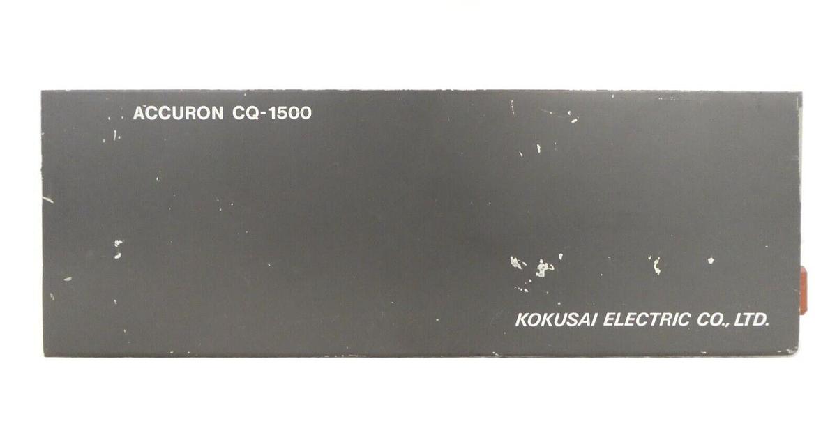 Used Kokusai Electric CQ1500(01) Digital Direct Controller ACCURON CQ-1500 Working
