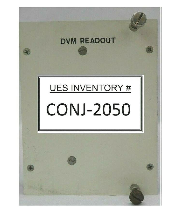 Used Varian Semiconductor Equipment D09782-1 DVM Readout D097821 VSEA Working Surplus