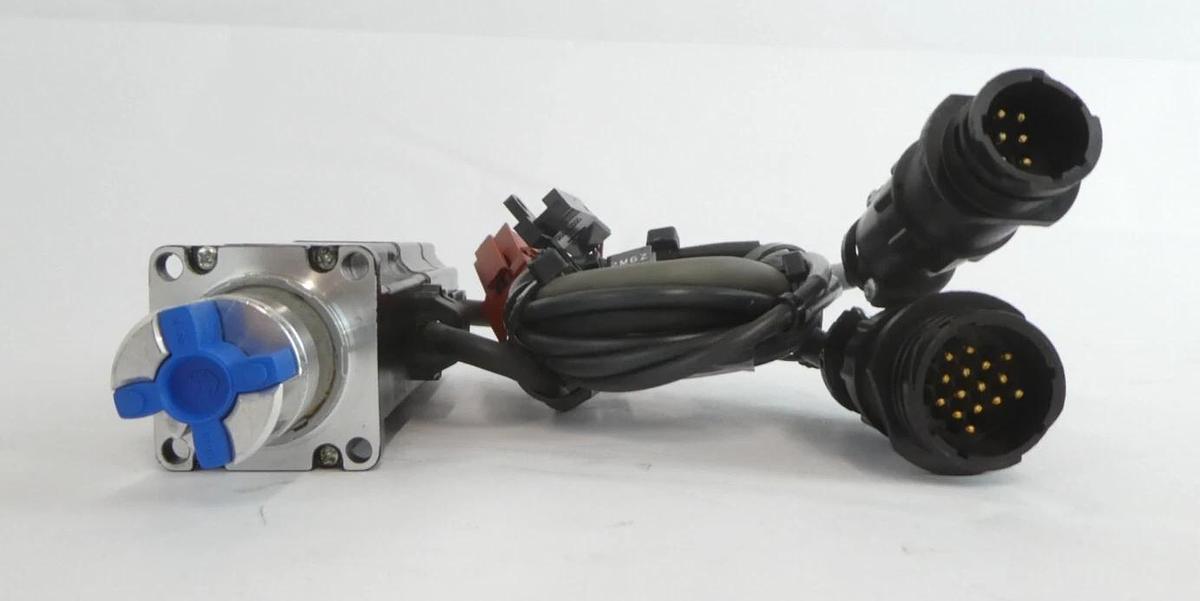Used Sanyo Denki P30B04010PCKST AC Servo Motor BL Super P3 Lot of 2 Working Surplus