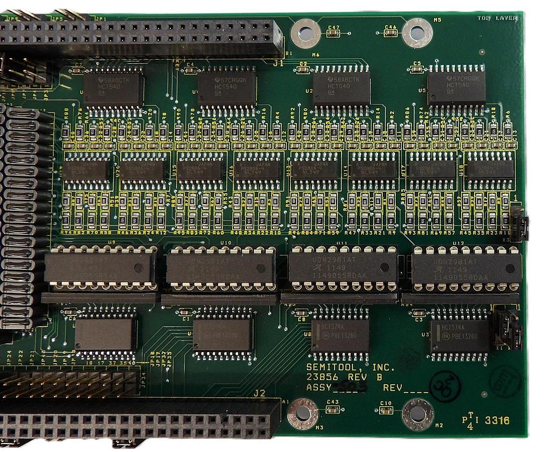 Used Semitool 23856-503 I/O Board Source PCB 2601800 AMAT Working Surplus