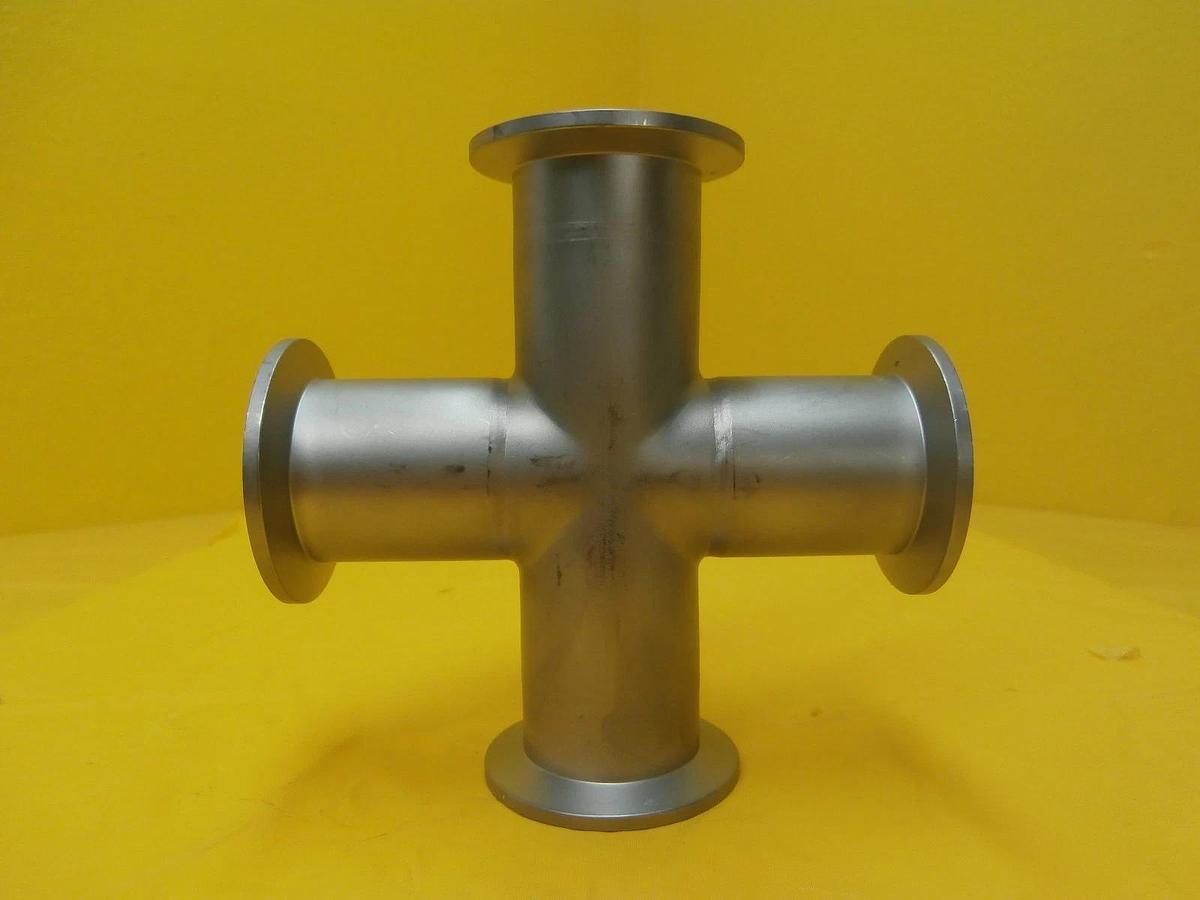 Used MKS Instruments 100314805 ISO-KF Vacuum Cross NW40 Series 31 Used Working