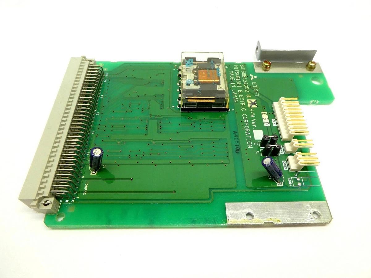 Used Mitsubishi BU158B434G52 PCB Card E31SFT Robot Controller CR-E356-S06 Working