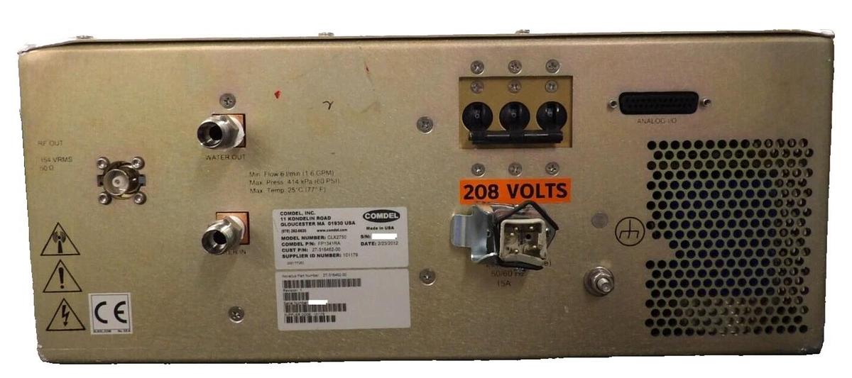 Used CLX2750 Comdel FP1341RA RF Generator Novellus 27-316462-00 Dented As-Is