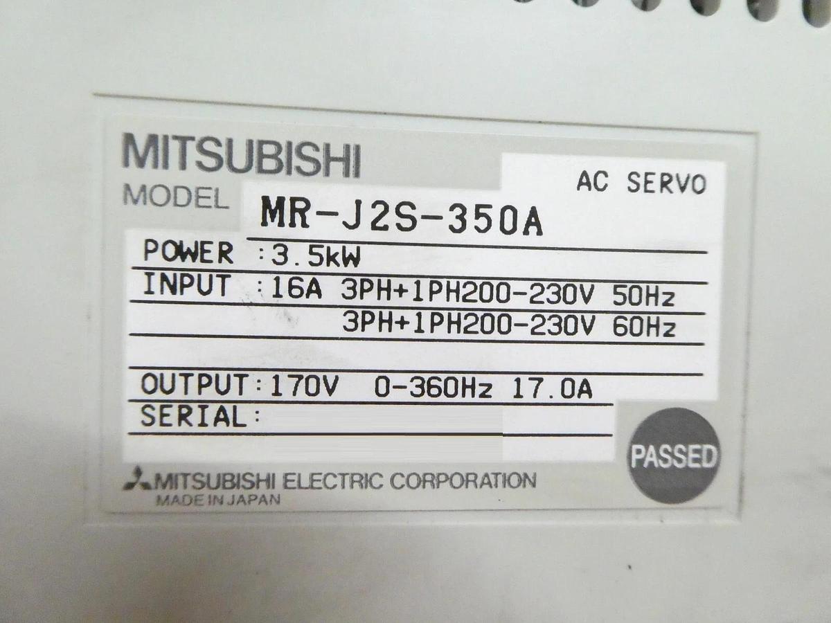 Used Mitsubishi MR-J2S-70A MR-J2S-350A MR-J2S-20B Servo Drive Lot of 22 Working